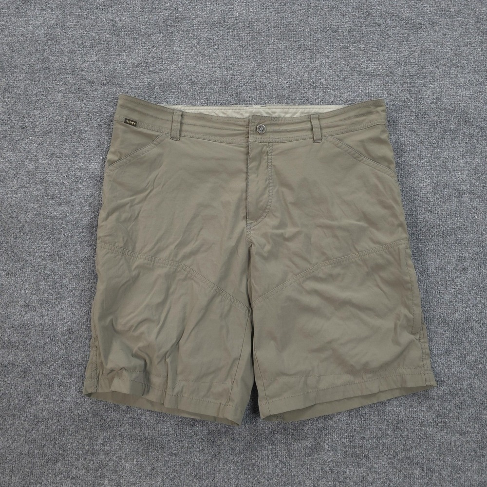 Kuhl Shorts Mens 40 Tan Cargo Renegade Performance Hiking Travel Outdoors